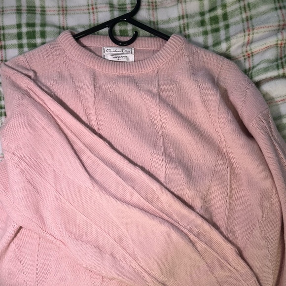 Christian Dior Pink Sweater sz. LG - Picture 5 of 5